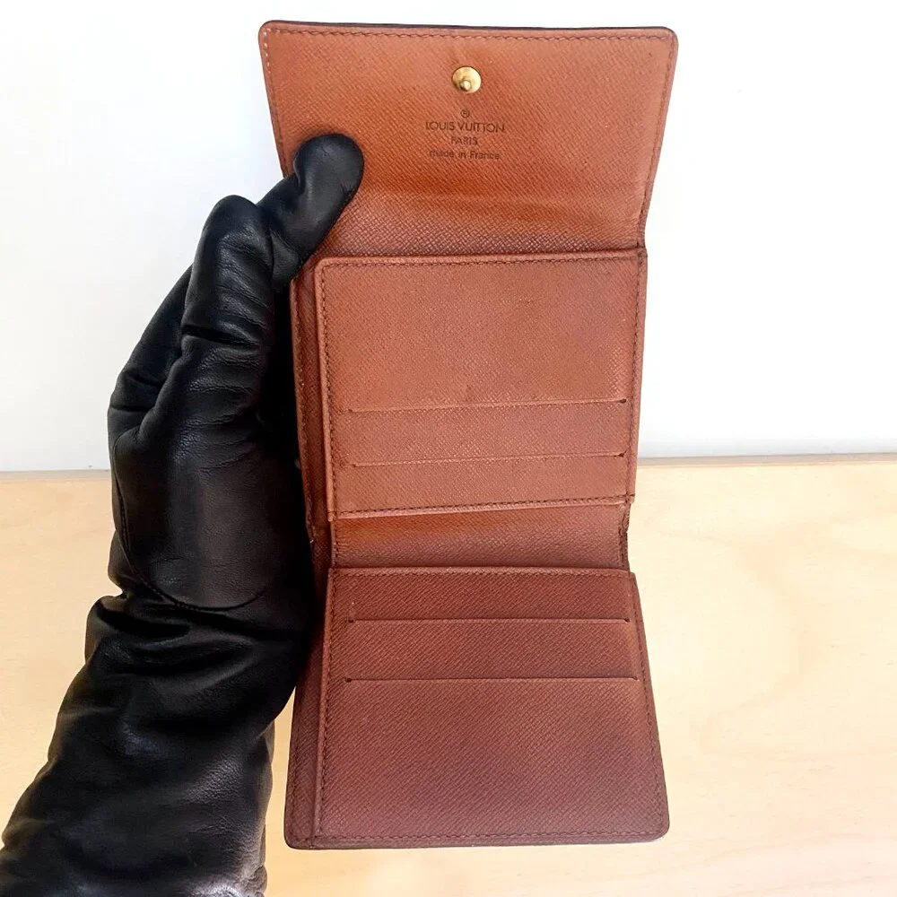 ‘99 Vintage  LV Elise Monogram Compact Trifold Wallet TH0999 - Picture 5 of 9